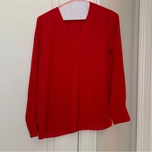 Banana Republic Drapey V-Neck Blouse